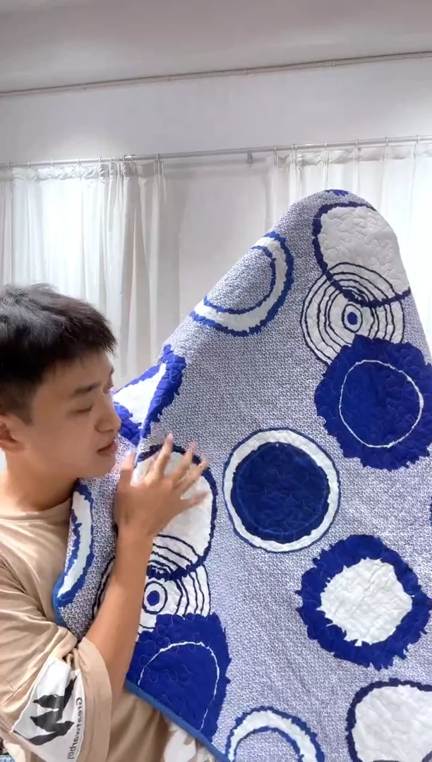 棉140*200纯棉床盖137号微瑕