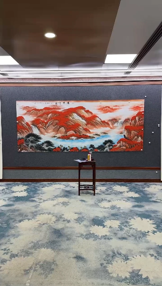 国画Z刘雪红-山水国画-大丈二