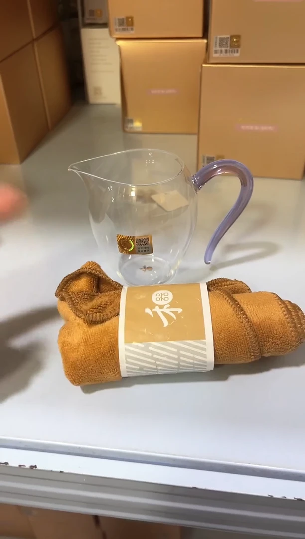 【闪购商品】晶彩/怡然茶海/浅紫加茶巾