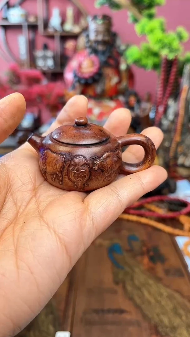 【闪购商品】木黄杨木-62五牛黄杨木把把壶妍妍批发