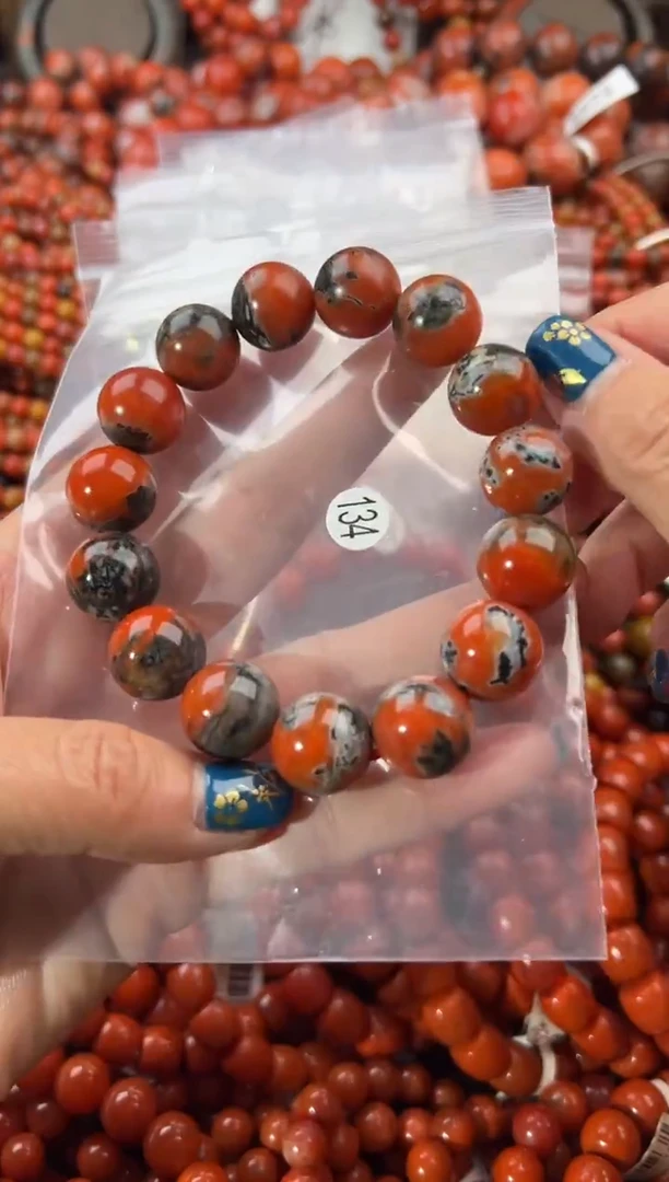 未镶嵌手串南红玛瑙14+