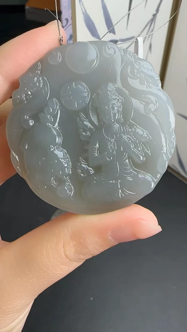 吊坠(不含链)未镶嵌和田玉JJD1128062