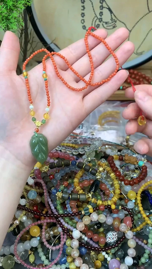 【闪购商品】玛瑙项链未镶嵌432手串