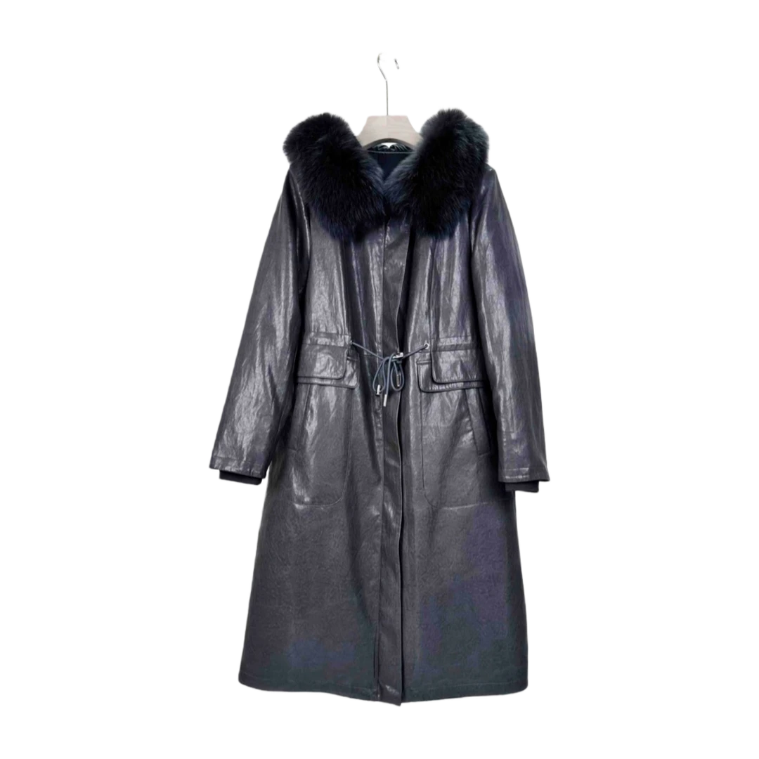 GFL 8611冬季新款休闲百搭保暖绵羊皮皮衣