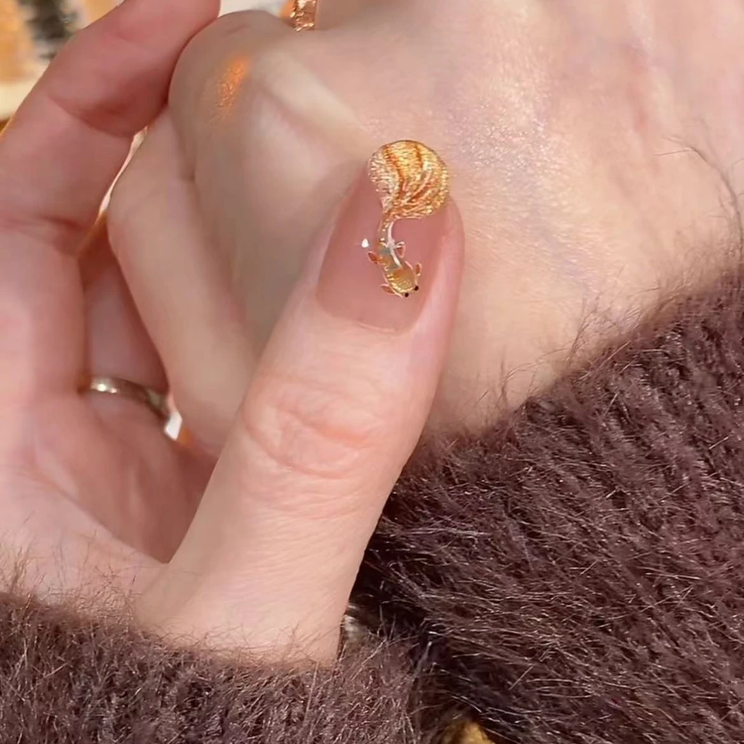 094 锦鲤  纯手工穿戴甲