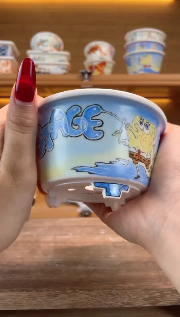 【闪购商品】红陶【60829】手绘9*4.2