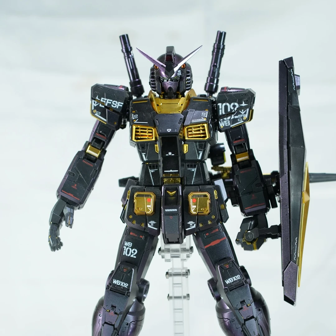 PGU元祖RX-78高达成品模型带特殊底座
