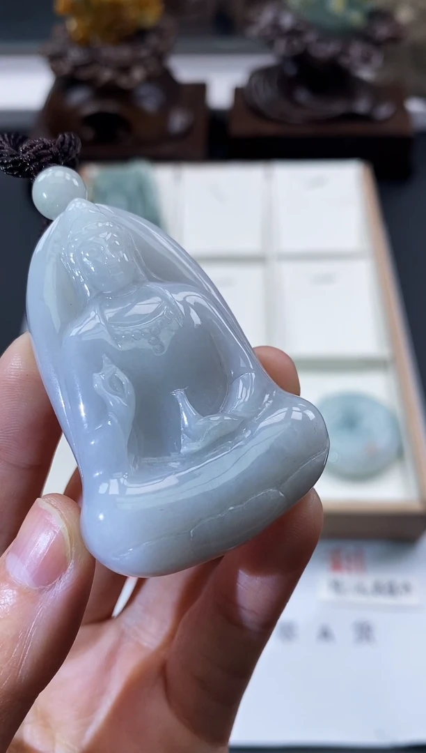 颈饰未镶嵌翡翠天然缅甸A货翡翠