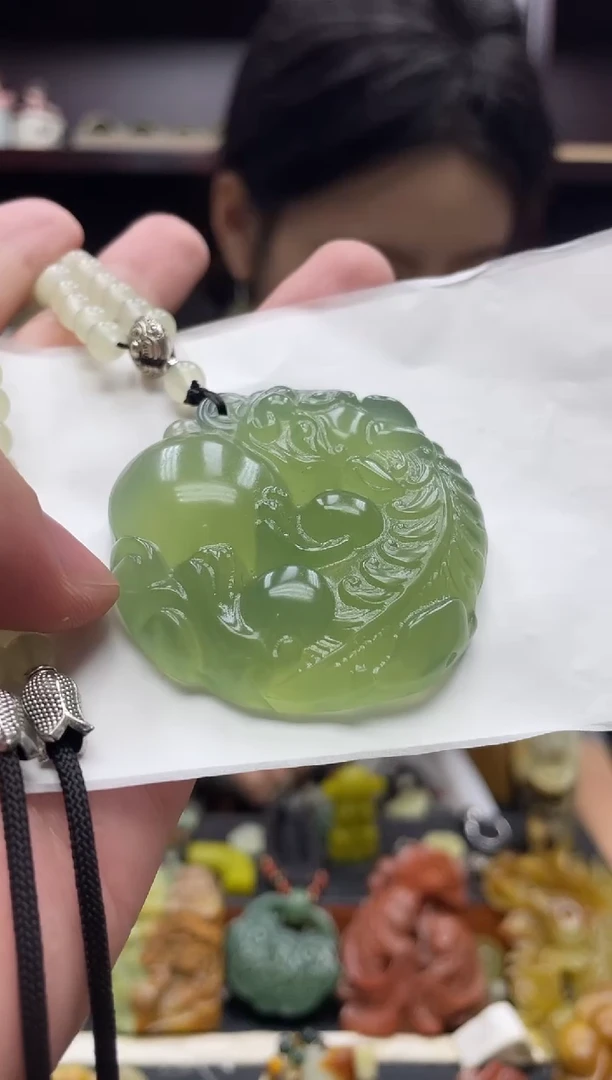 未镶嵌岫玉吊坠多样性发*货拍一发一