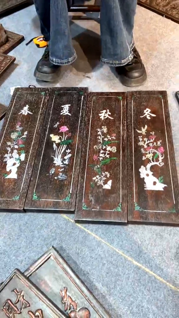 【闪购商品】木A紫檀雕刻一物一拍以直播间为准