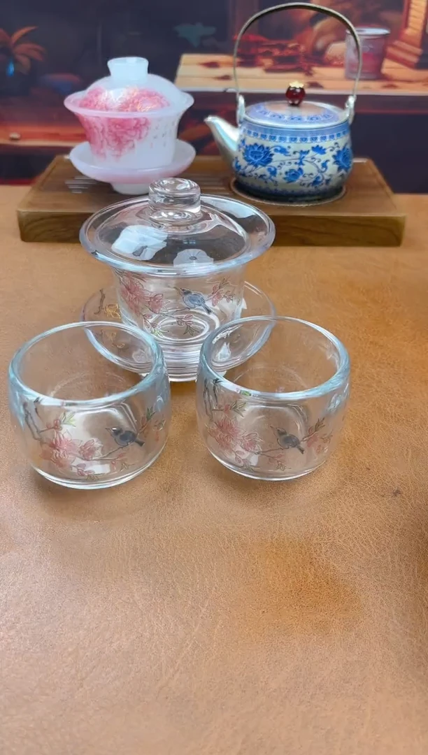 陶瓷茶具摆件旅行套组