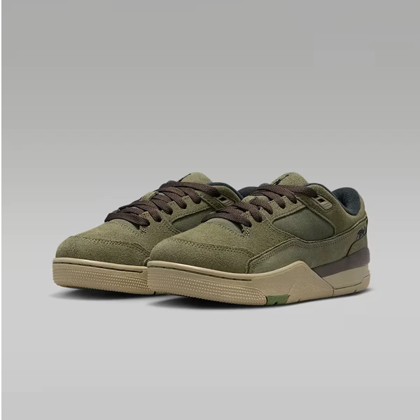 NIKE/耐克官方正品AJ福来鞋（GS）橄榄绿低帮福来鞋 HF3333-202