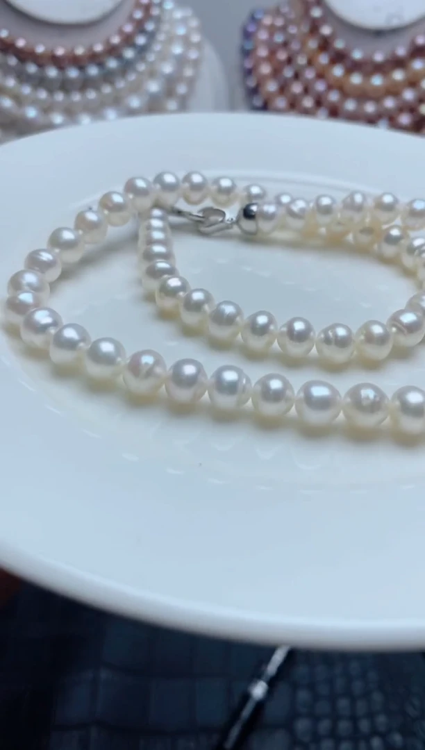 淡水珍珠未镶嵌颈饰0038