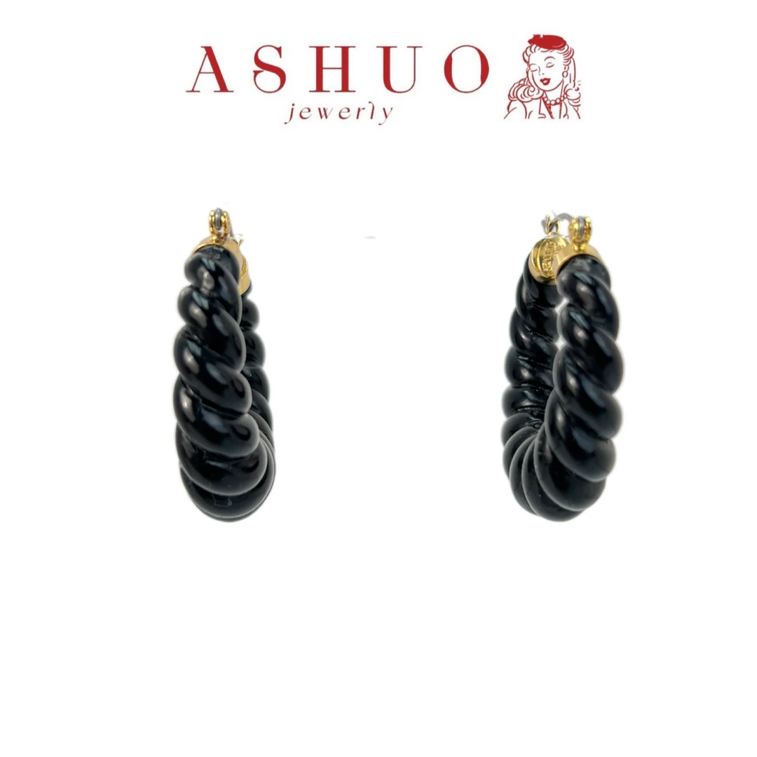 铜合金耳饰 阿烁中古KJL as9575