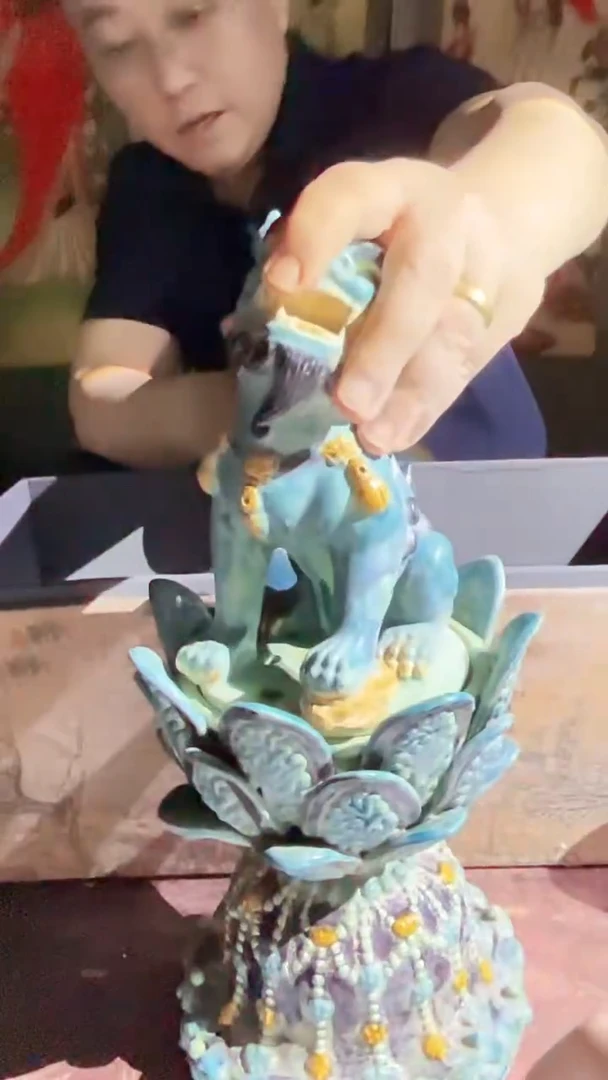 摆件景德镇陶瓷流水189