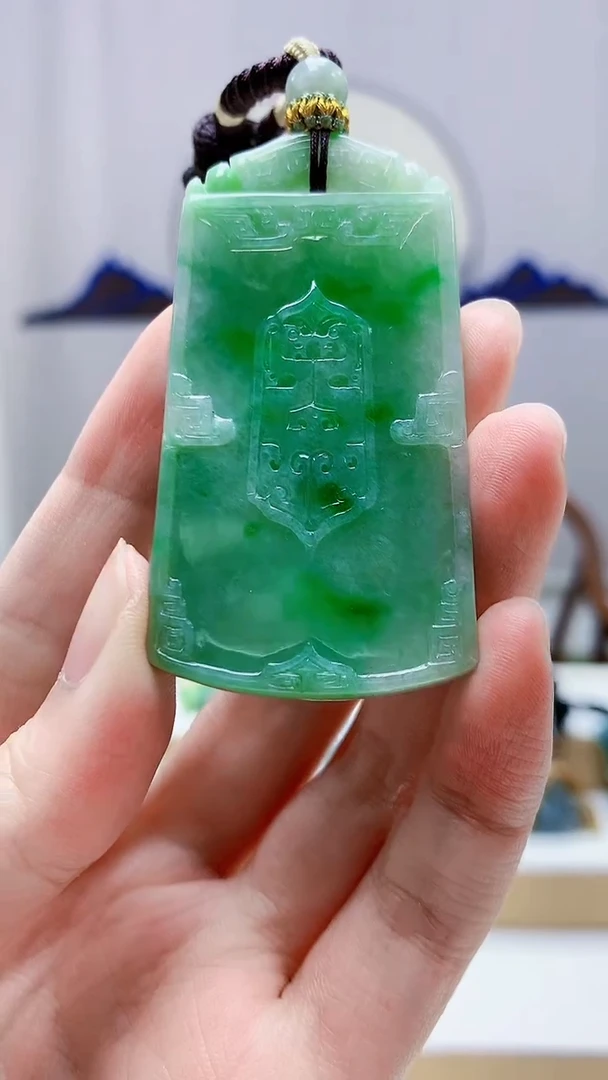 未镶嵌定制翡翠菠***雪5028zm-毛货挂件