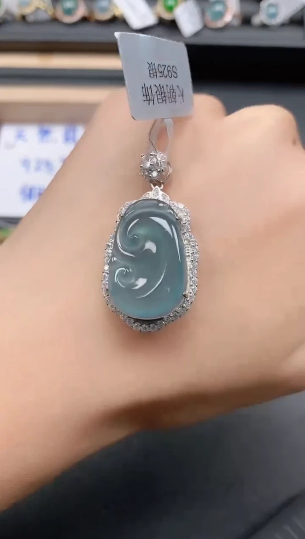 银S925镶嵌戒指翡翠111111111