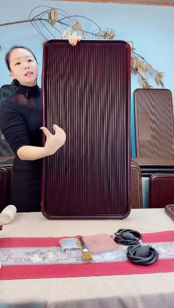 千川红色款式茶盘100*50*5