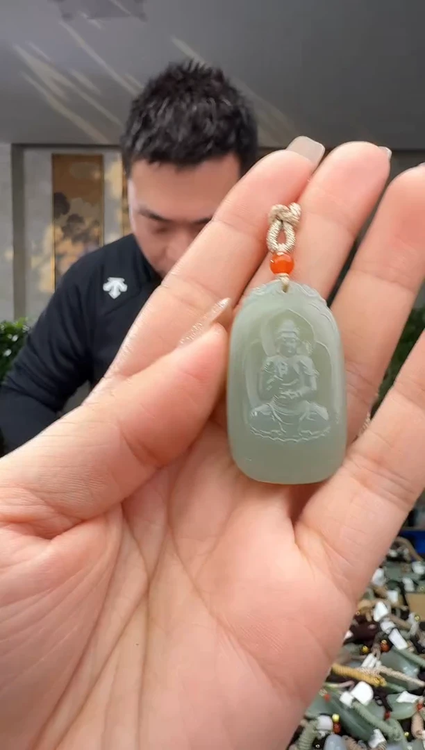 颈饰未镶嵌和田玉拍一发一多样性发货