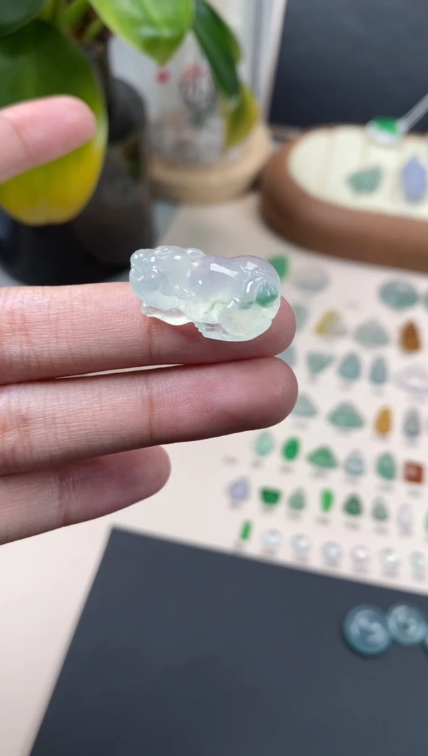【闪购商品】翡翠颈饰未镶嵌翡翠冰晴裸石
