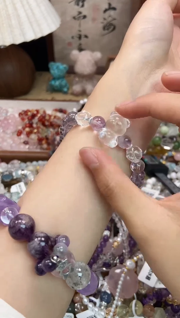 紫晶手链未镶嵌253手串