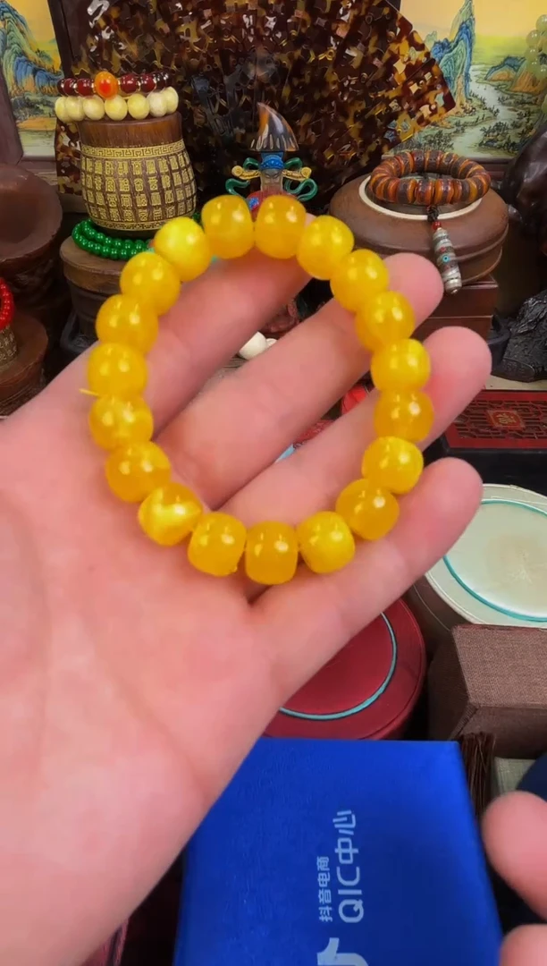 【闪购商品】蜜蜡手链未镶嵌琳专属哈哈哈哈哈