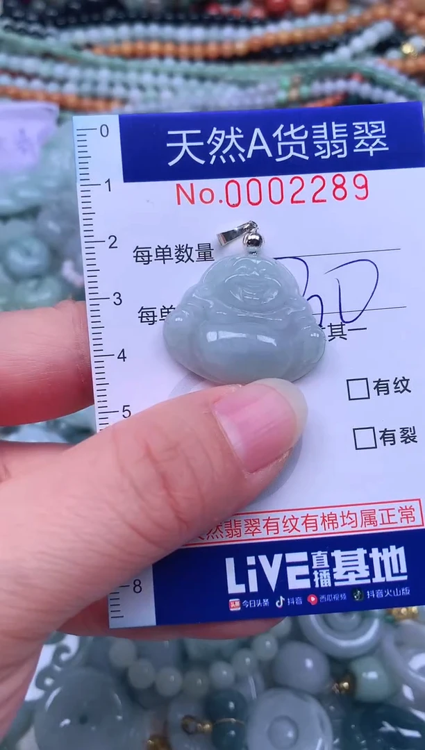 颈饰未镶嵌翡翠天然翡翠