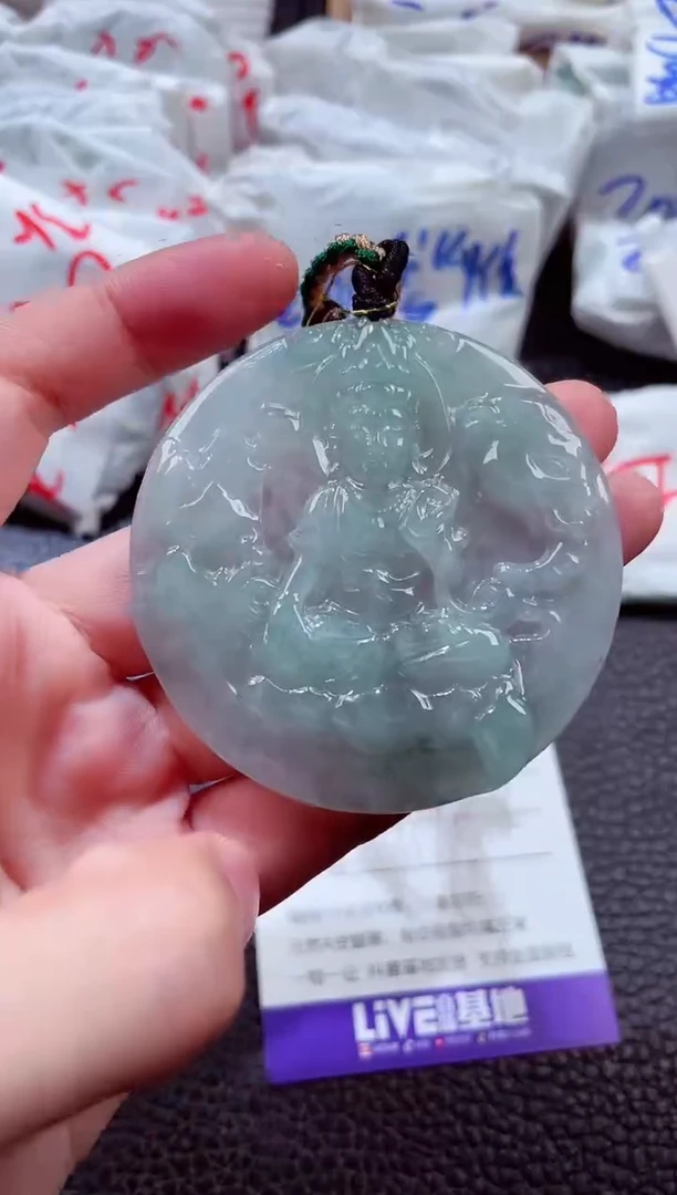 翡翠未镶嵌颈饰00016354