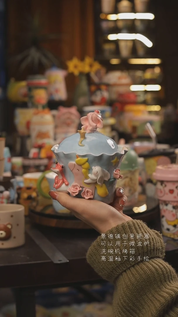 景德镇釉下彩绘设计师款式陶瓷