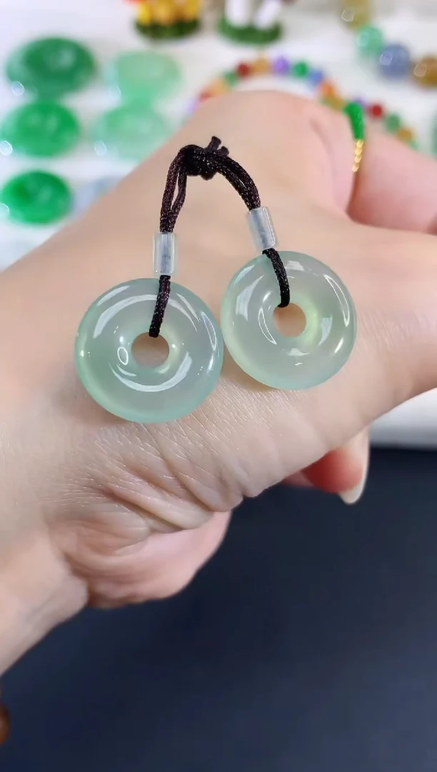 未镶嵌翡翠耳饰242买断不退不换|1980