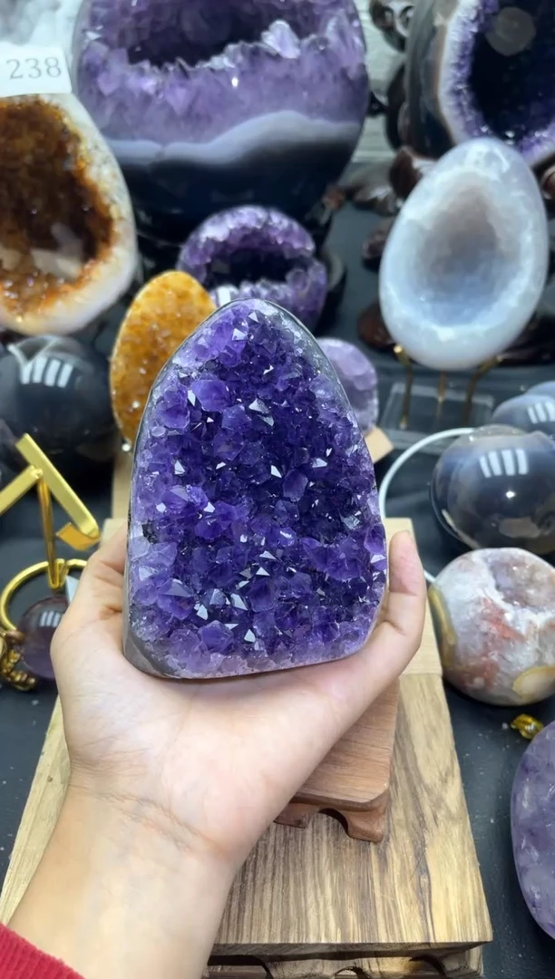 未镶嵌大型摆件（非配饰）紫晶255号摆件