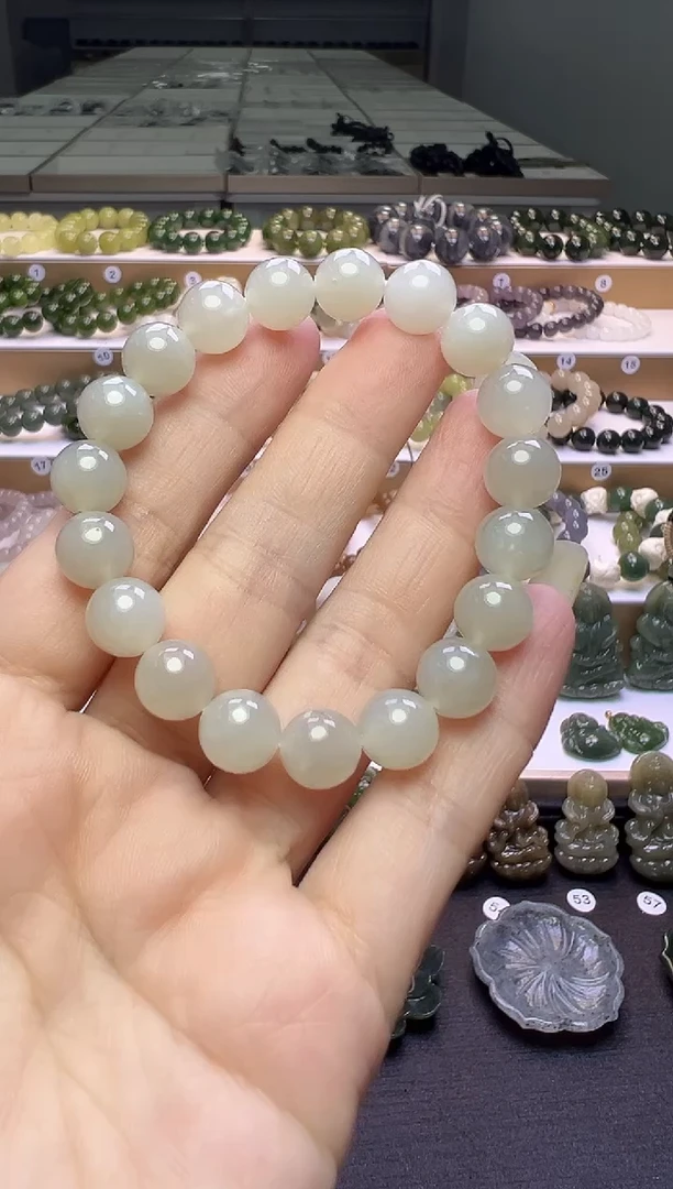 未镶嵌手串和田玉205号链接卡10mm