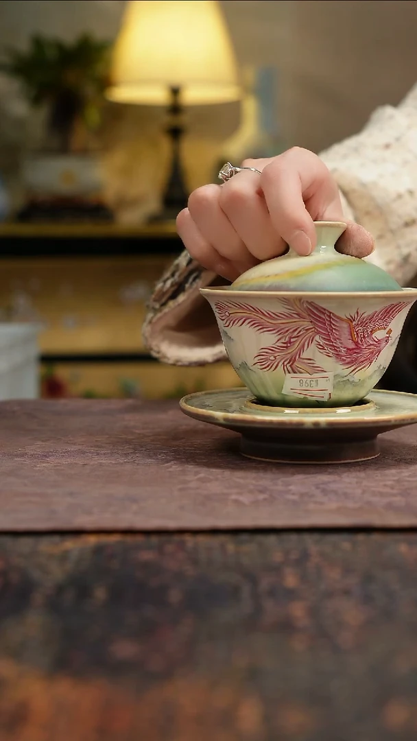 杯景德镇陶瓷杯碗柴烧多人