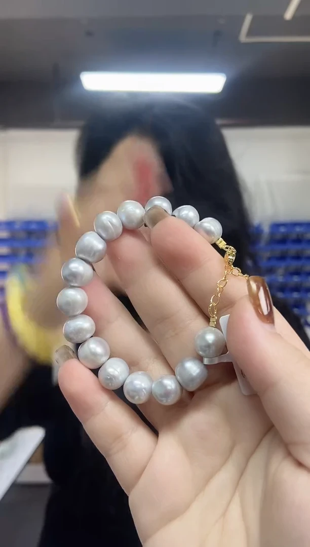 【闪购商品】海水珍珠手串未镶嵌多样性发其一颜色微差