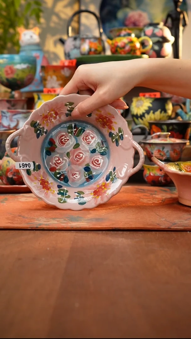 瓷片景德镇手工手绘461