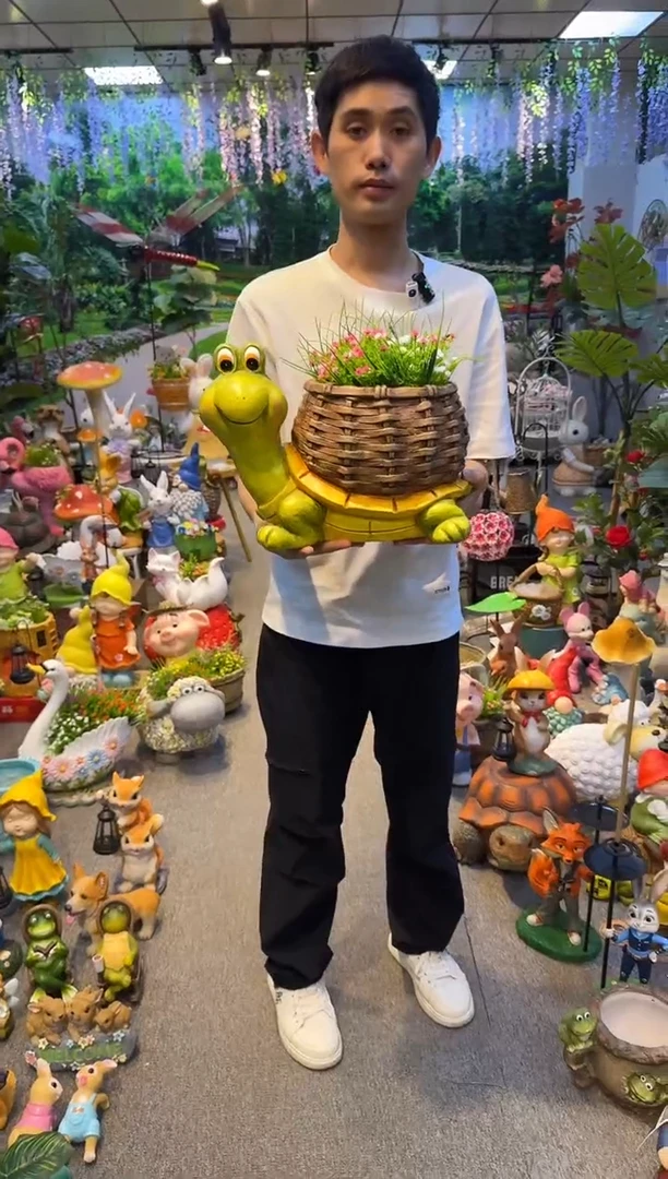 无花朵花园庭院摆件&00&