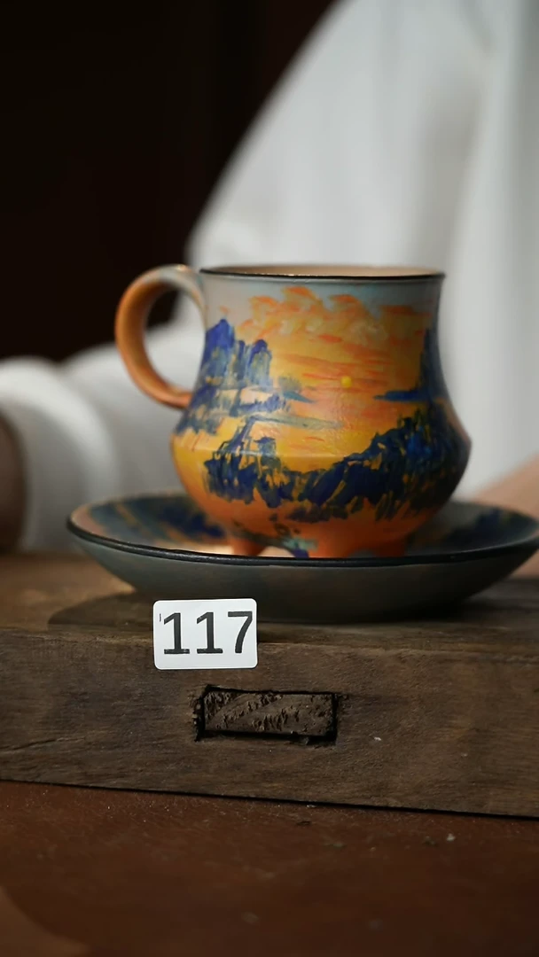 【闪购商品】瓷片 新品！手绘设计师款  秋与歌