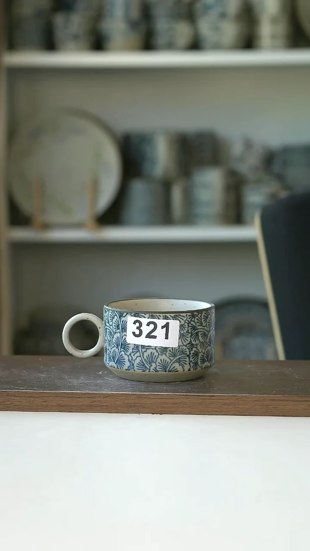 瑕疵321银杏咖啡杯200ml@4-2@