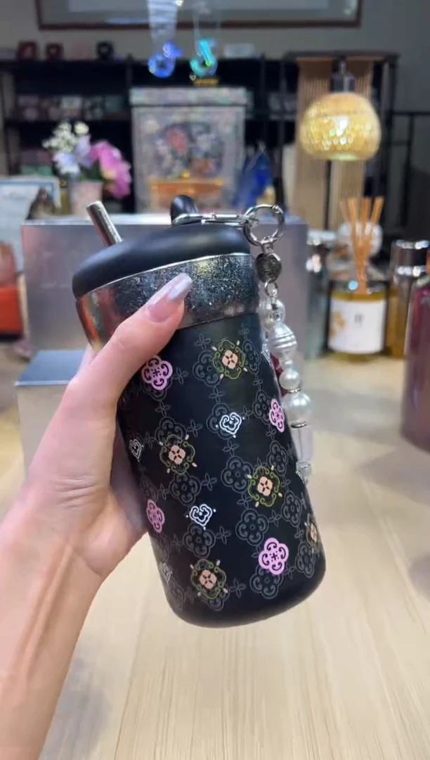 小圆墩钛杯（500ML）玄霓锦色