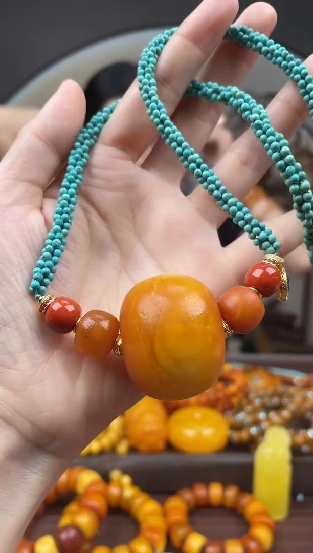 裸石琥珀未镶嵌首饰 假1赔4（多样性发货1件