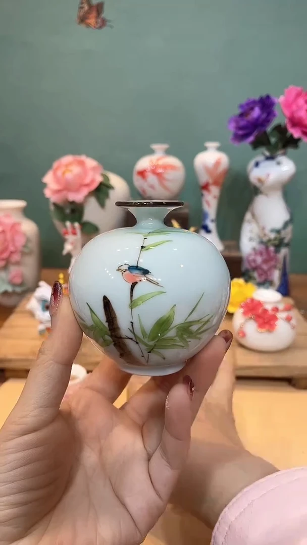 【闪购商品】瓶手工精致陶瓷摆件