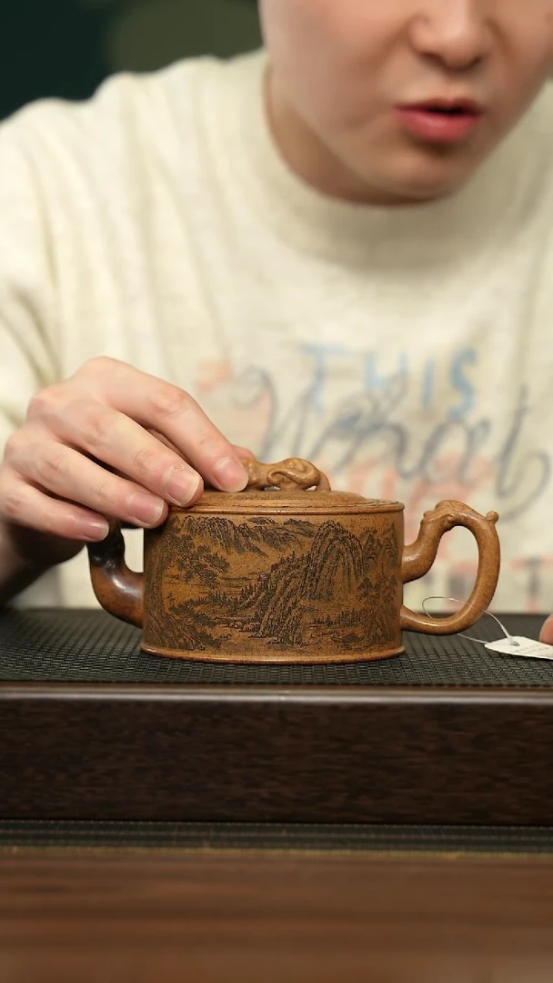 【闪购商品】紫砂茶壶宜兴原矿 手工 紫砂壶容量320CC