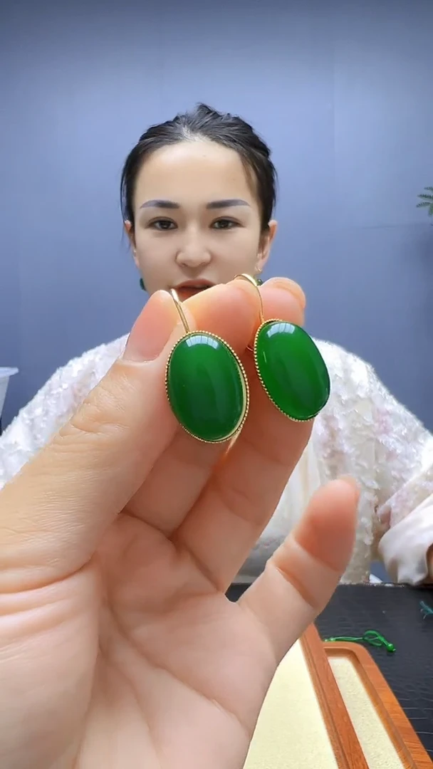 颈饰14K金镶嵌翡翠丹丹diy颈饰