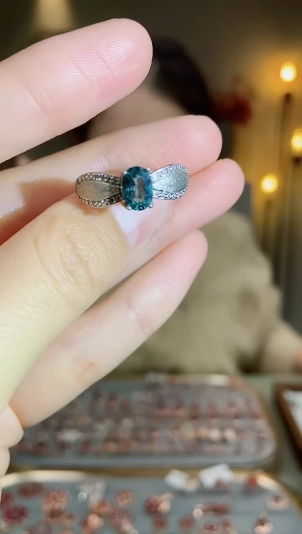 银S925镶嵌手饰碧玺手饰