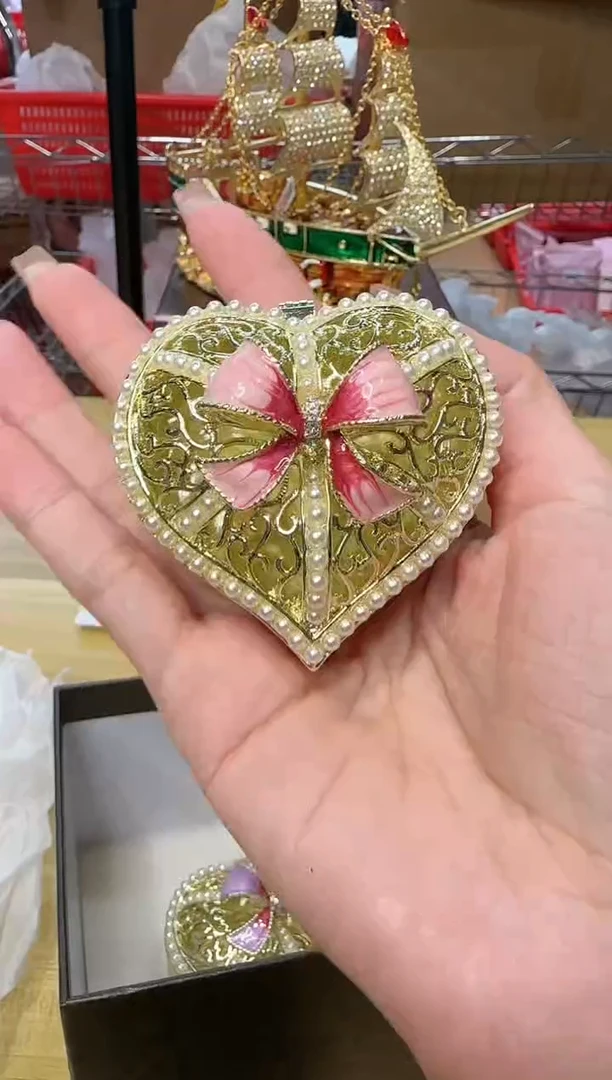 【闪购商品】茶宠珐琅首饰盒摆件AD101