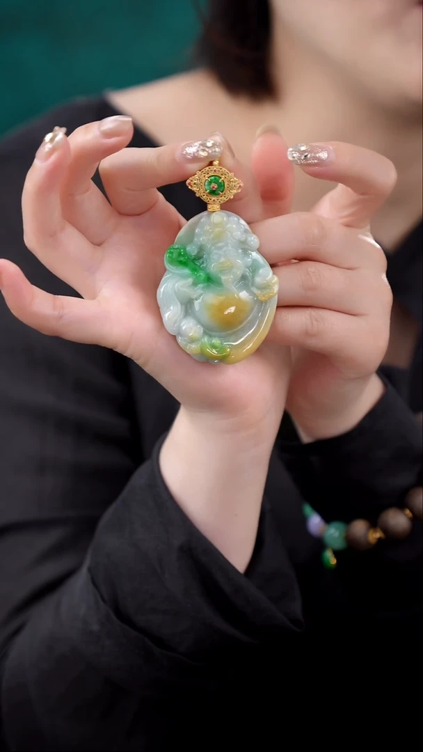 颈饰未镶嵌翡翠翡翠吊坠