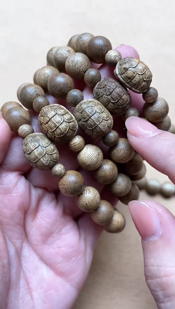 【闪购商品】沉香手串菩萨棋1.1+雕刻富甲单圈多样性发其一