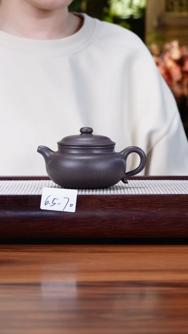 紫砂茶具6.5-70点搪天青 仿古