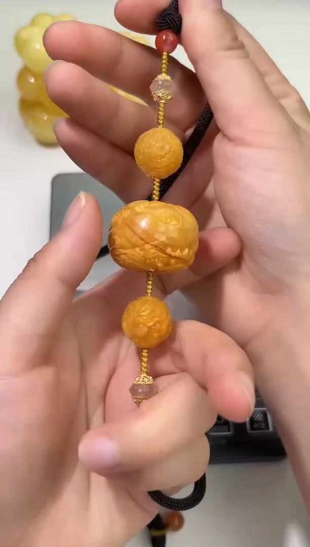 裸石琥珀未镶嵌琥珀蜜蜡吊坠