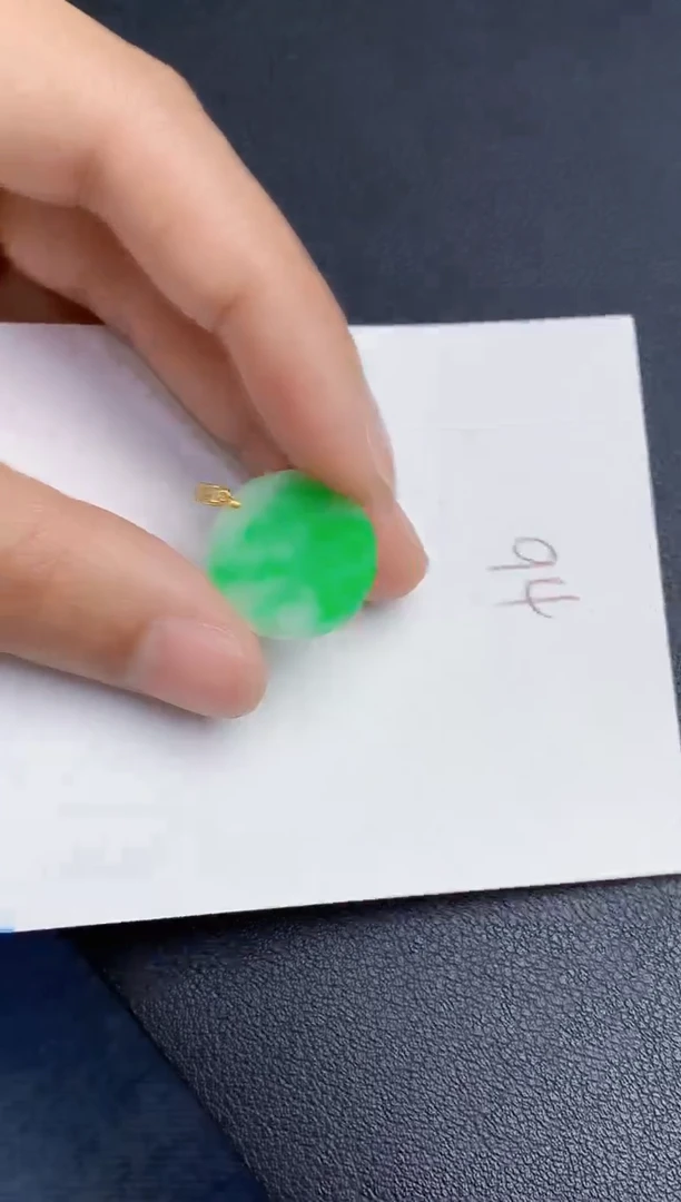 【闪购商品】翡翠颈饰18K金镶嵌000000000